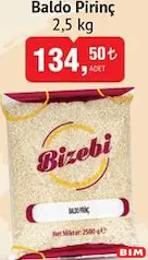 BİZEBİ BALDO PİRİNÇ 2,5 KG BİZEBİ BALDO PİRİNÇ 2,5 KG